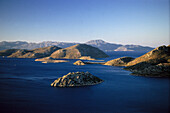 Aerial view, Buzburun, Aegean Sea Turkey