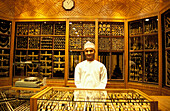 Young salesman in a shop, gold souk, Muscat, Oman, Asia