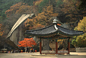 Pavilion, Popchu-sa temple, Popchu-sa, South Korea Asia
