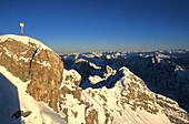 Gipfel, Zugspitze, Werdenfelser Land Oberbayern, Deutschland