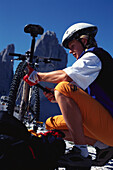 Mountainbike Tour, Drei Zinnen, Suedtirol Italien