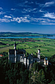 Schloss Neuschwanstein, Schwangau, Allgäu, Bayern, Deutschland