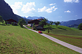 Bauernhof in der Nähe von Inzell, Bayern, Deutschland