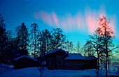 Aurora borealis, Maihaugen, Lillehammer, Norway Europe