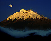 Cotopaxi volcano at night, Ecuador, South America, America