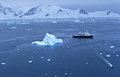 Cruise ship World Discoverer, , Paradise Bay, Antarctic Peninsula Antarctica
