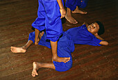 Learning temple dance, Royal Academy of Performing, Phnom Penh, Cambodia Indochina, Asia