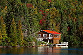 Cottage on the lakeside, Baie-Sainte-Catherine Quebec, Canada