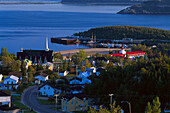 View of Tadoussac, St. Lawrence River Canada