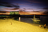 Barra beach with Forte da Barra, Salvador da Bahia, Brazil South America