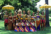 Dance group, Kuta, Bali Indonesia, Asia