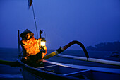 Fishermen at night, Bali-Lombok, Indonesia Asia