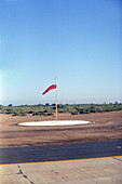 Wind sock, airport, Mexico City, Mexico