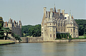 Castle, La bretesche, Brittany, France