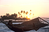 Sunset Hammock Relaxation, The Fairmont Orchid Hotel, Kohala Coast, Big Island Hawaii, Hawaii, USA