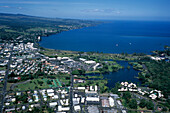 Aerial Photo of Hilo, Big Island Hawaii, Hawaii, USA