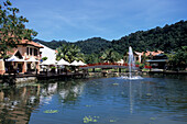 Oriental Village Shopping Center, Near Gunung Mat Chincang Mountain, Langkawi, Malaysia, Asia