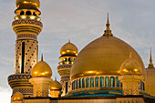 Goldene Moschee, Jame'Asr Hassan Bolkia Moschee, Bandar Seri Begawan, Brunei Darussalam, Asien