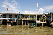 Häuser im schwimmenden Dorf, Kampong Ayer Water Village, Bandar Seri Begawan, Brunei Darussalam, Asien