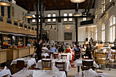 Tables, Cafe Restaurant Amsterdam, Watertorenplein, View inside the Cafe Restaurant Amsterdam, Watertorenplein, Amsterdam, Holland, Netherlands