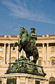 Prince Eugene of Savoy Statue in front of Neue Hofburg, Vienna, Austria