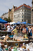 Saturday flea market, Naschmarkt, Vienna, Austria