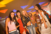 Girls dancing at Red Bull Formula 1 Party in the Passage am Ring, Vienna, Austria