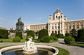 Maria Theresia Statue next to Natural History Museum, Vienna, Austria