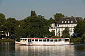 Liner on lake Alster, Liner on lake Alster, Hamburg, Germany