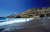 Beach, Matala, Crete, Greece