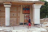 Minoian Palace, Knossos near Iraklion, Crete, Greece