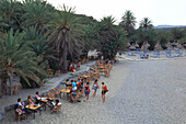 Palm beach of Vai, Vai Finikodasos, Crete, Greece