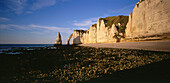 Chalk cliffs of Etretat, Normandy, France