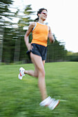 Woman jogging in nature