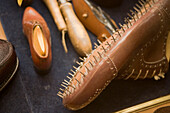 Handmade of a Vass men's shoe, Handmade of a men's shoe, Vass, Pest, Budapest, Hungary