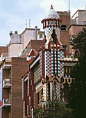 Casa Vicens, Antoni Gaudi, Barcelona, Spanien