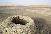 Erdofen in Wüste, Erg Chebbi, Marokko