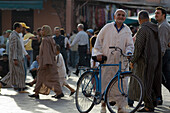 People at square, Place Jemaa el Fna, Marrakech, Morocco