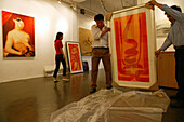 ShanghART art gallery, Moganshan, Gallery, art dealer, 50 Moganshan Road, paintings of painter Zhou Tiehei