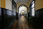Pujiang Hotel, Shanghai Astor House,hallway, traditional hotel, tudor style, flair, Victorian interior, Korridor, Holzboden, corridor, Stil
