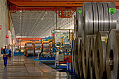 Thyssen-Krupp, hall, plant, sheet metal, rolled steel, rolling mill