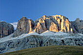 passo pordoi, dolomiten, italien