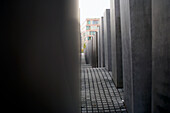 Holocaust-Mahnmal, im Hintergrund Potsdamer Platz, Berlin, Deutschland
