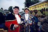 Town Crier at the Tavistock Goose Fair, Tavistock, Devon, England, Dartmoor, Devon, England