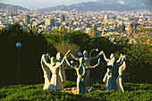 Monument,Monumento a la Sarda,Montjuic Hill,Barcelona,Catalonia,Spain