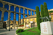 Roman aqueduct,Segovia,Castilla-Leon,Spain