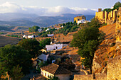 Stadtmauer von Ronda,Altstadt,Provinz Malaga,Andalusien,Spanien
