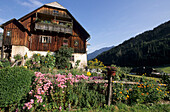 Farmhouse and garden in Woelzer Tauern, Styria, Austria