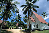 Wakaya Dorfkirche,Wakaya Insel, Lomaiviti Gruppe, Fiji