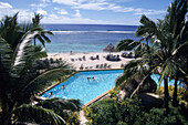 Swimming Pool bei The Edgewater Resort,Rarotonga, Cook Inseln